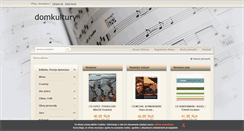 Desktop Screenshot of domkultury.com